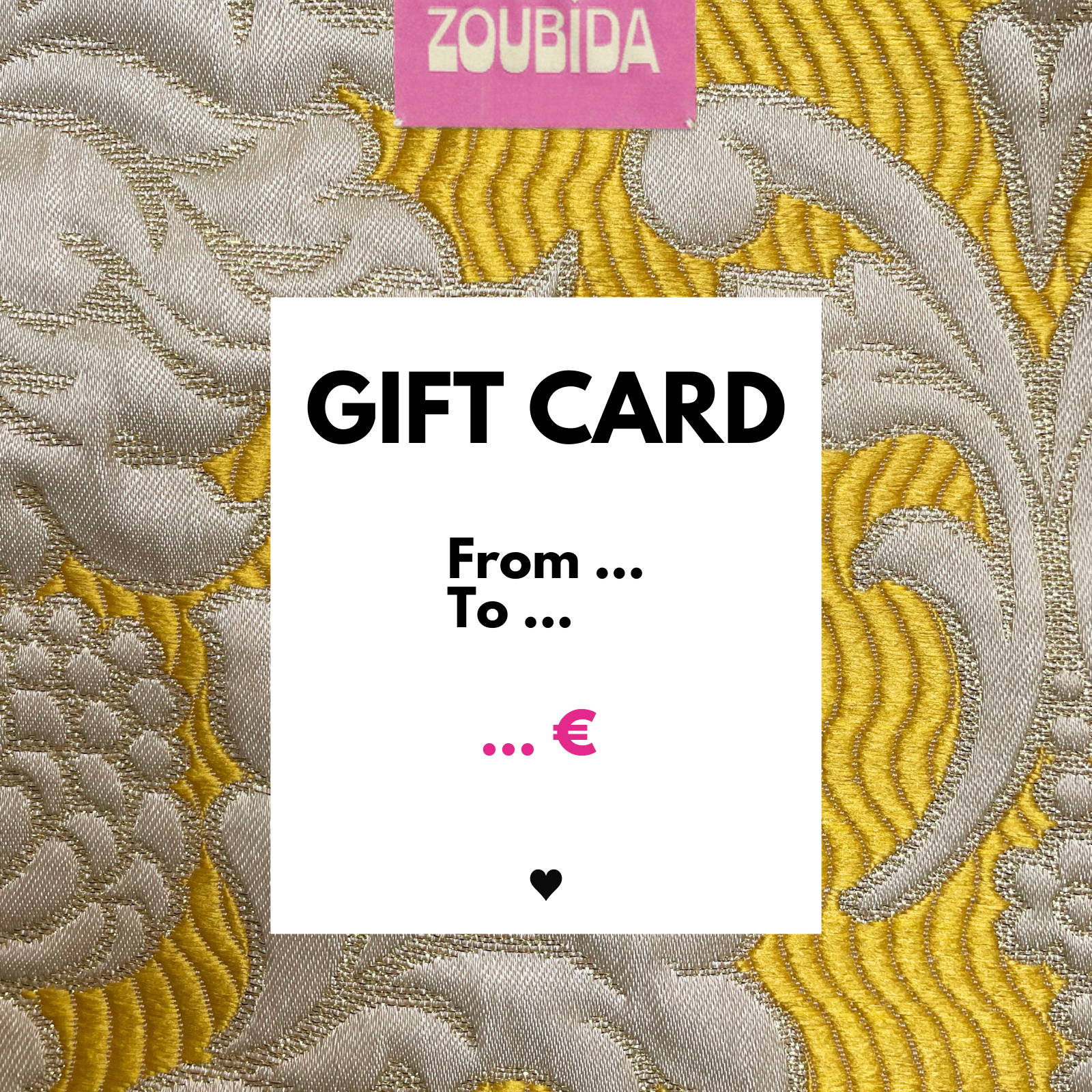 GIFT CARD ♥