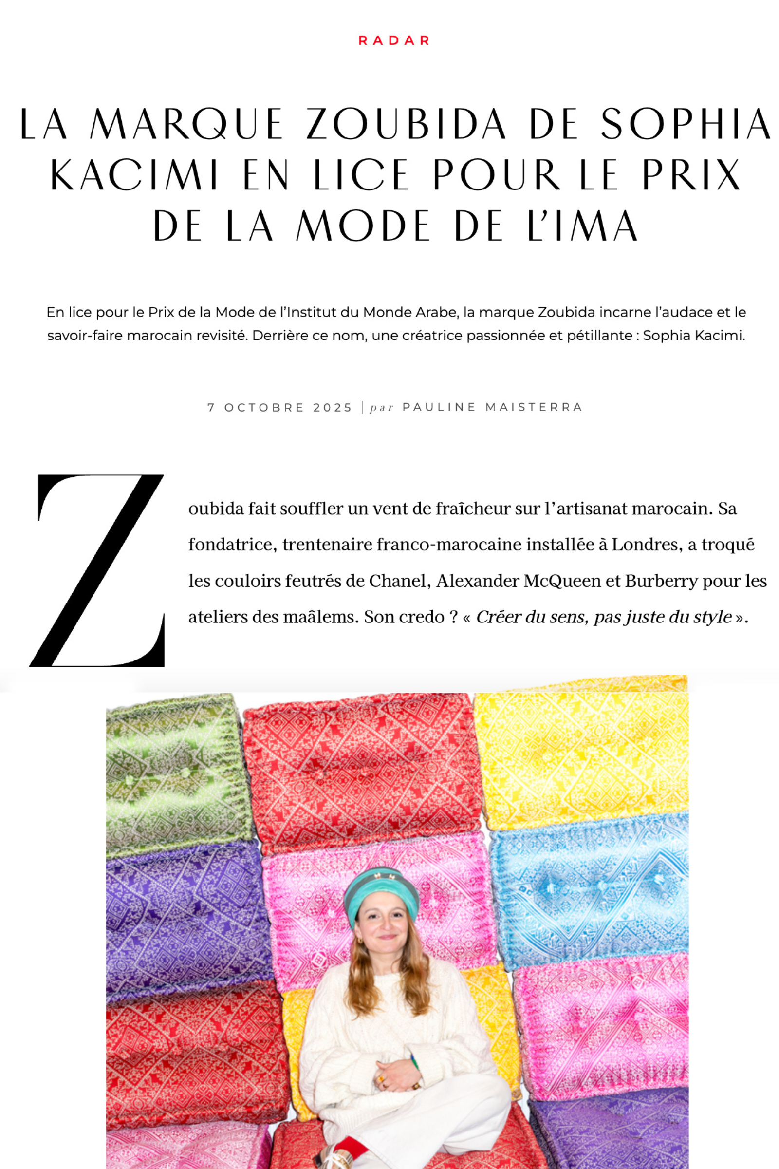 IN THE PRESS 🗞️ I FEMMES DU MAROC