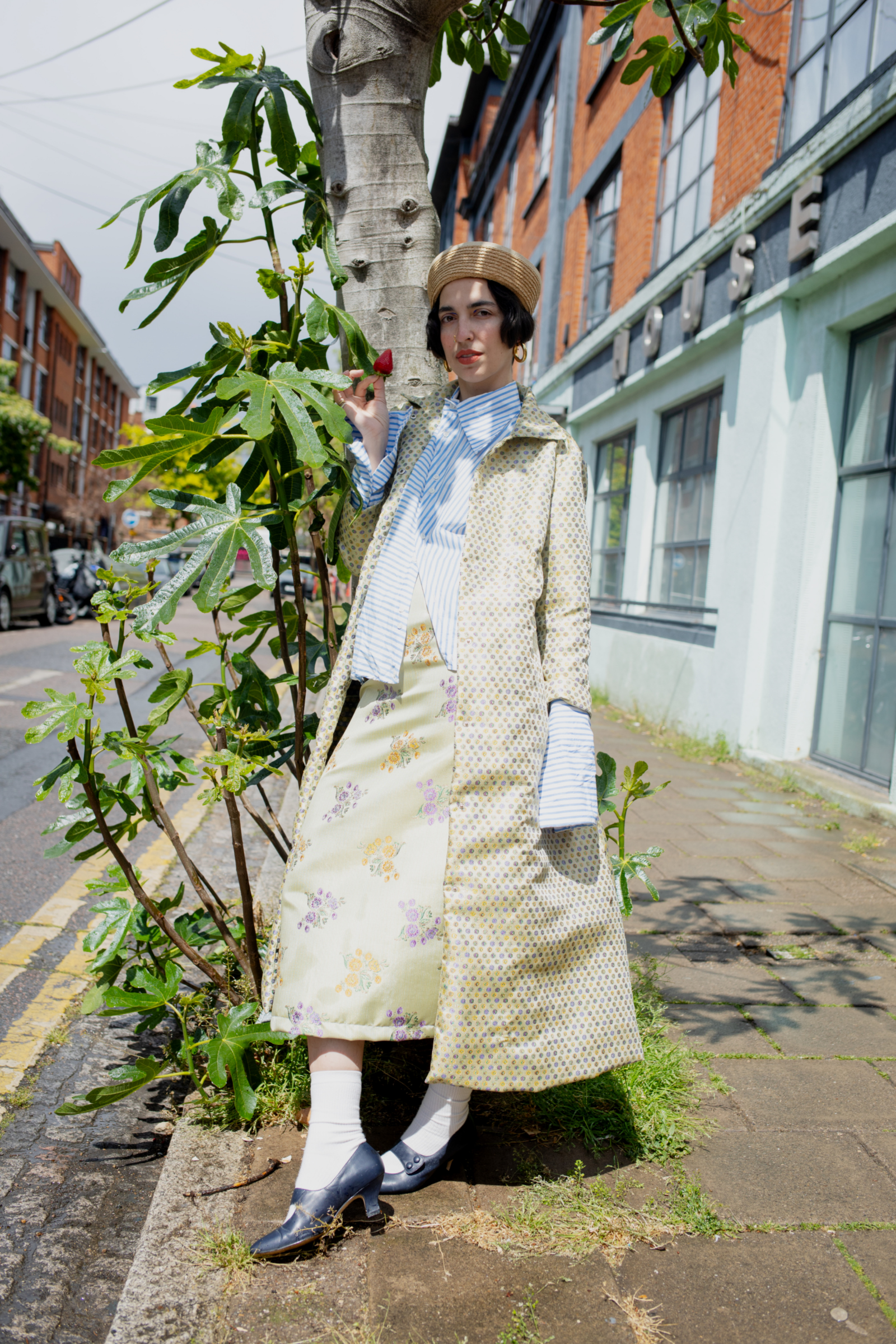 LAYLA, Long straight coat, Thin fabric