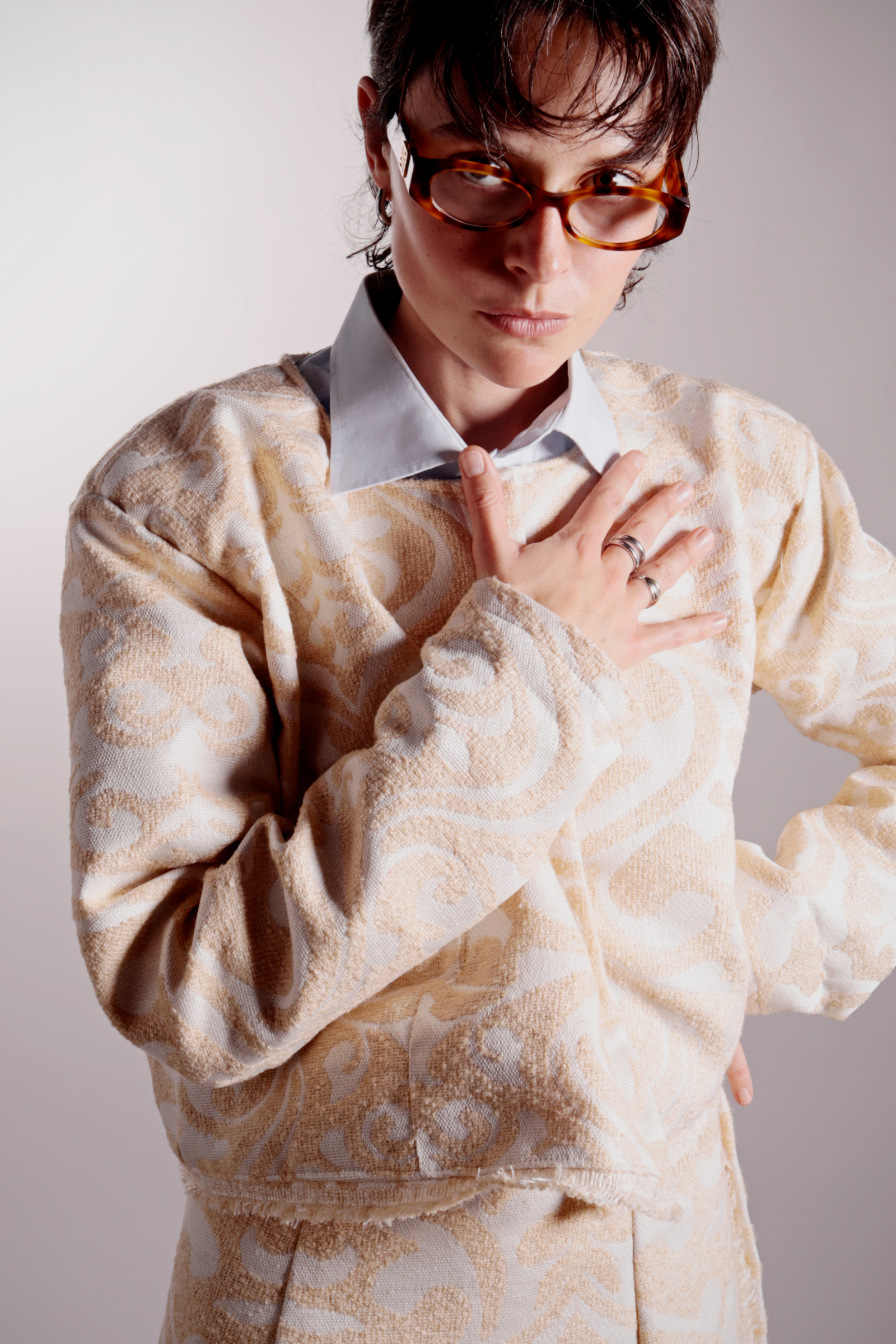 CHAMS Cropped Jacket