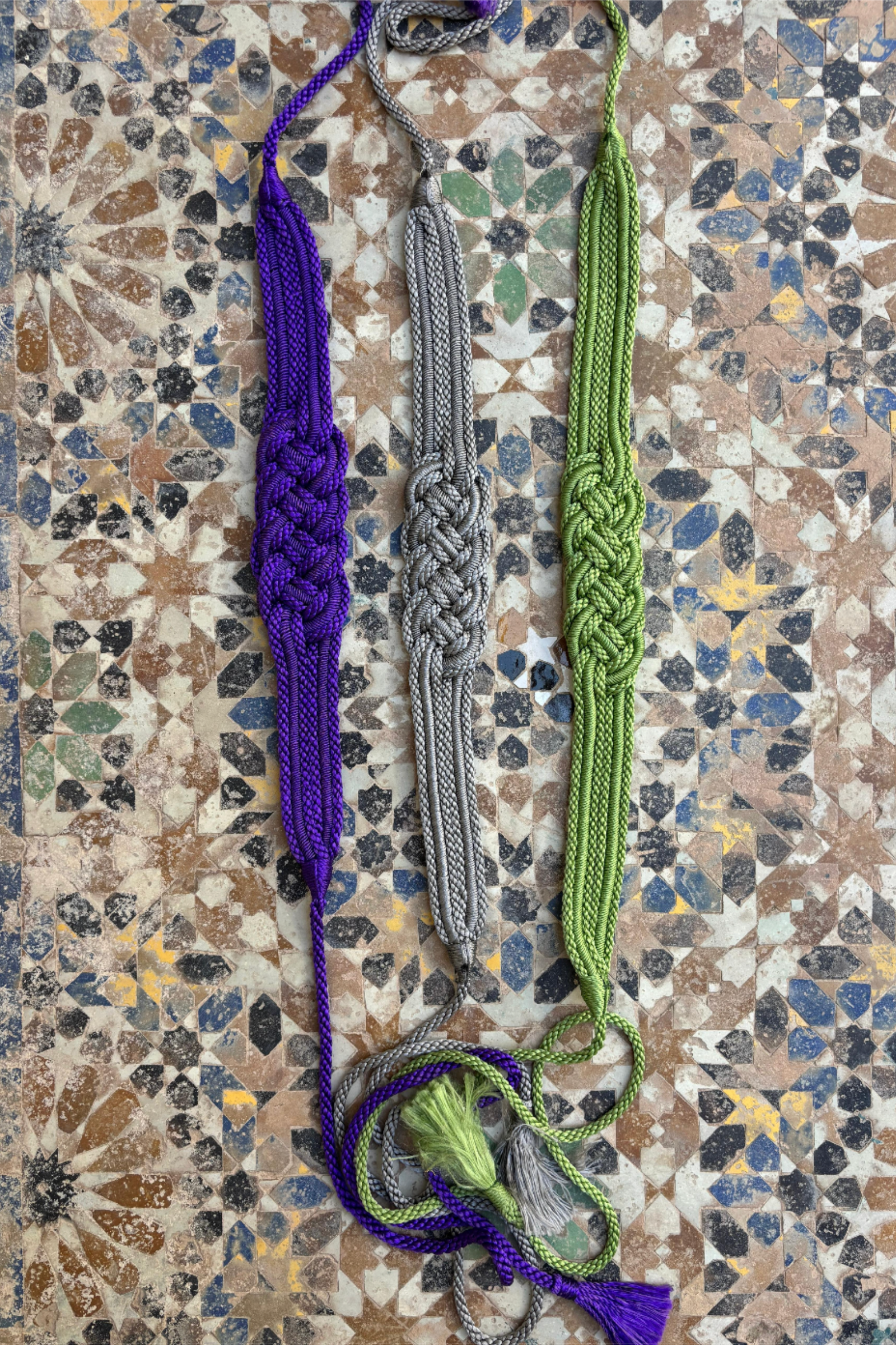 BELT in silk thread